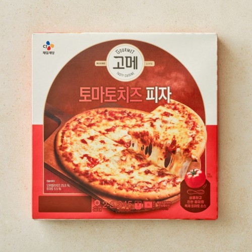CJ 고메 토마토치즈 피자 (345G)