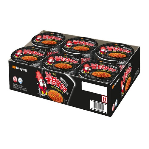 삼양 불닭볶음면 큰컵 (105G*6)