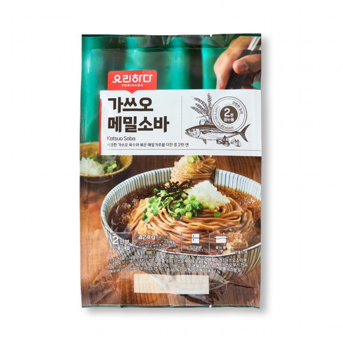 요리하다 가쓰오 메밀소바 2인 (424G)