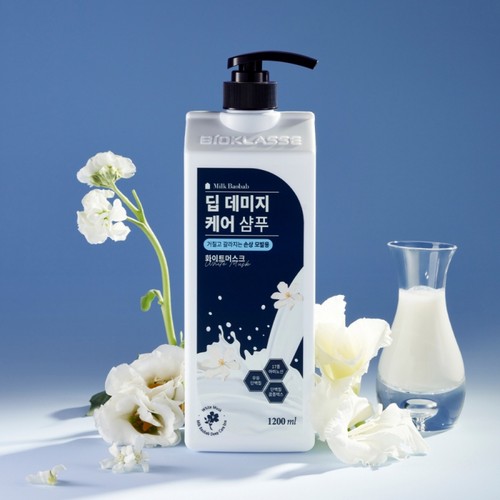  밀크바오밥 딥데미지케어 샴푸 (화이트머스크) (1200ML)