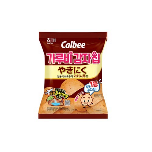  해태 가루비 감자칩 야키니쿠맛 (96G)