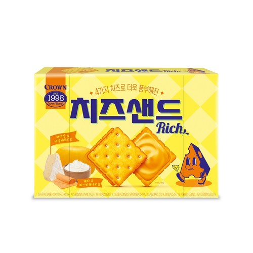크라운 치즈샌드 Rich (180G)
