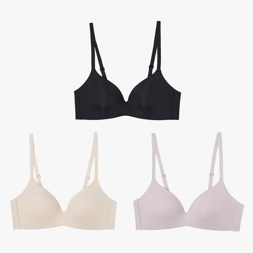 BEIGE/L 오늘좋은 노라인 원몰드 브라