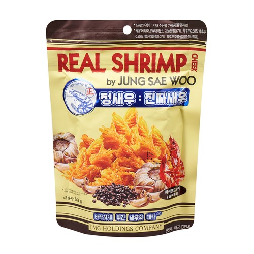 정새우 베이크드갈릭&블랙페퍼 (60G)