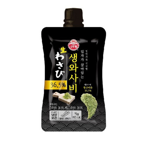 오뚜기 입자가살아있는생와사비 36.5% (75G)
