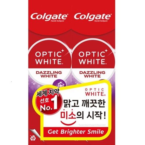  콜게이트 옵틱화이트 치약 (100G*2입)