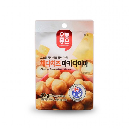 오늘좋은 체다치즈 마카다미아 (40G)