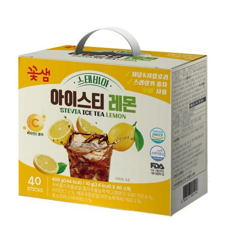  꽃샘 스테비아 아이스티 레몬 (10G*40입)