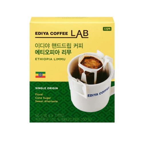 이디야 핸드드립커피 에티오피아리무 (8G*7포)