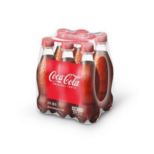 코카콜라 무라벨 (370ML*6입)