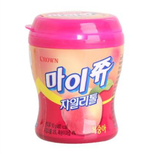 크라운 마이쮸 복숭아 (용기) (110G)