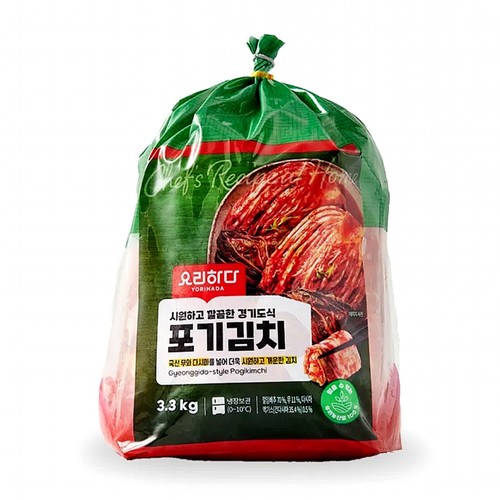 요리하다 시원깔끔 포기김치 (3.3KG)
