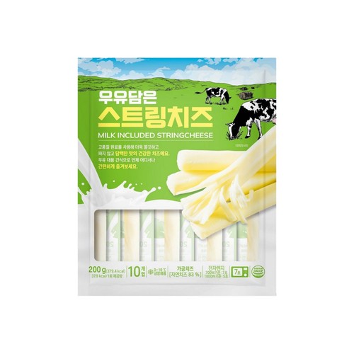 우유담은 스트링치즈 (200G)
