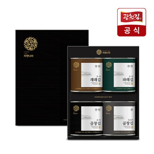 [추석 선물세트 사전예약] 광천김 혼합캔김 선물세트 (SET)