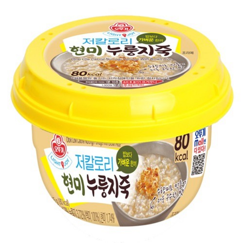 오뚜기 저칼로리 현미누룽지죽 (215G)