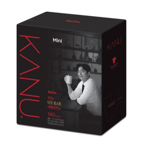 맥심 카누 미니 다크로스트 (0.9G*190입)