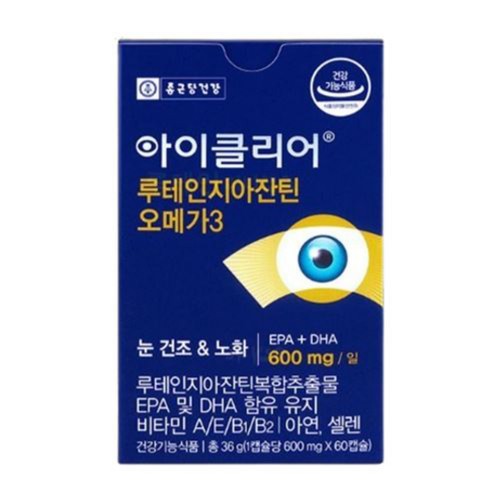 종근당건강 루테인지아잔틴 오메가3 (600MG*60캡슐)