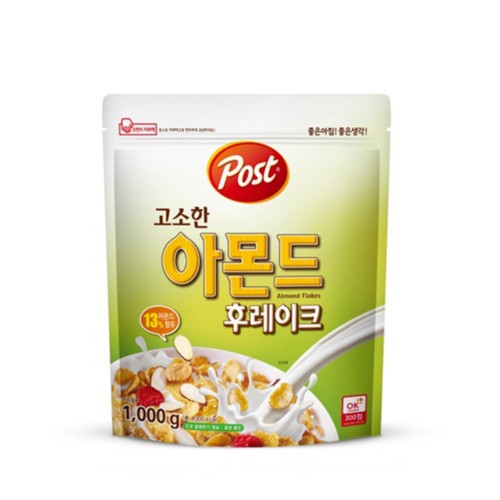 포스트 고소한아몬드 후레이크 (파우치) (1KG)