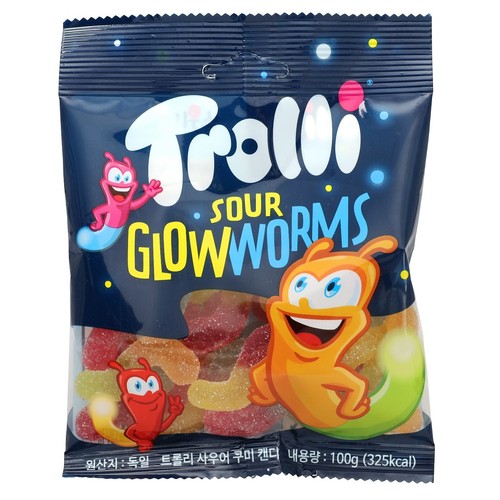 트롤리 사우어글로우웜즈젤리 (100G)