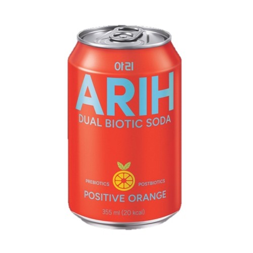 한국야쿠르트 아리 듀얼바이오소다 오렌지 (355ML)