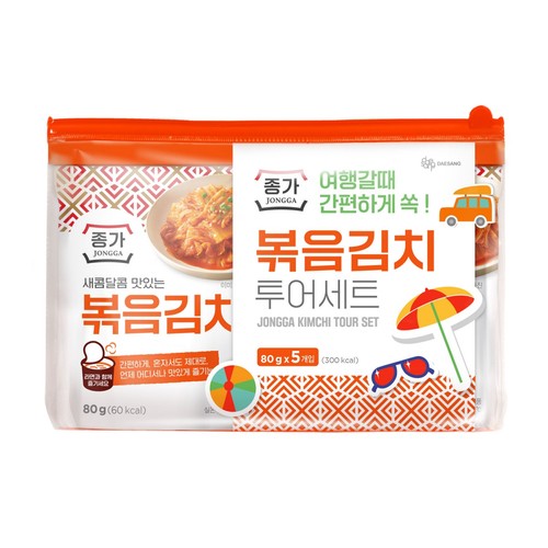대상 종가집 볶음김치 (80G*5입)