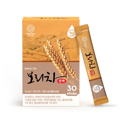 맥널티 티브루 보리차 액상스틱 (10G*30입)