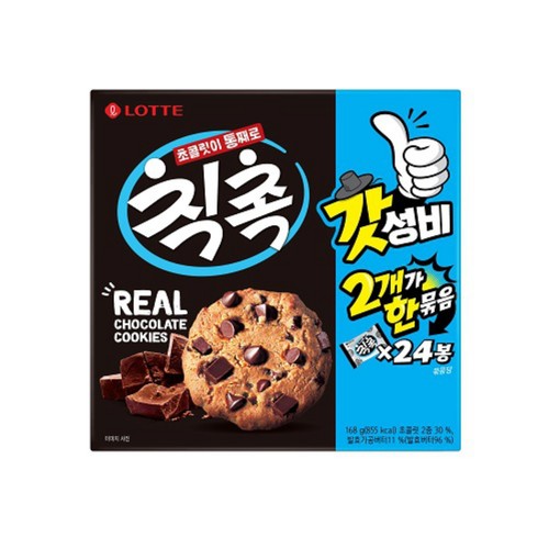 롯데 칙촉 오리지널 2번들 (336G)