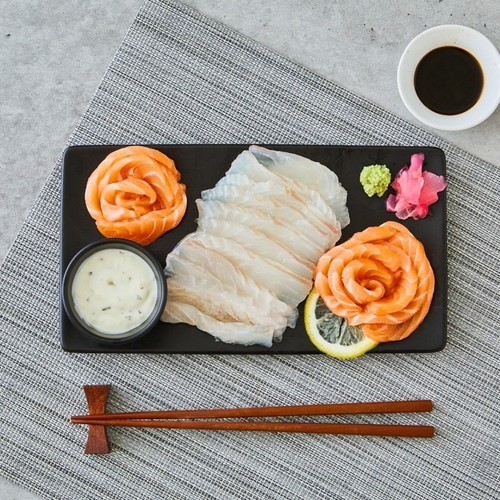 [엄선] 광어연어 모둠회 (200G)