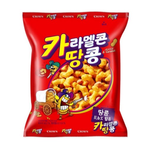 크라운 카라멜콘 땅콩 (72G)