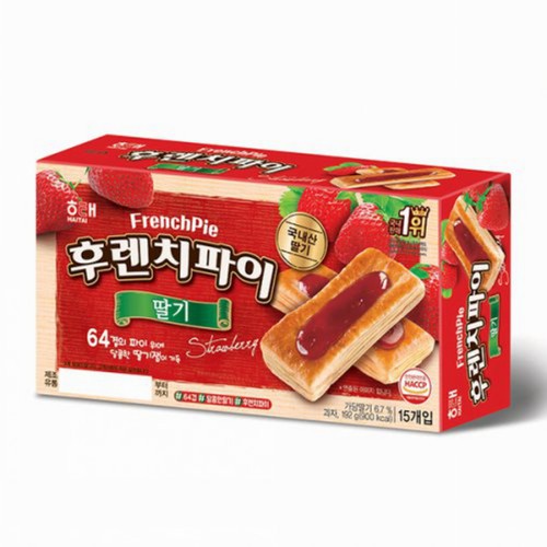해태 후렌치파이 딸기 (192G)