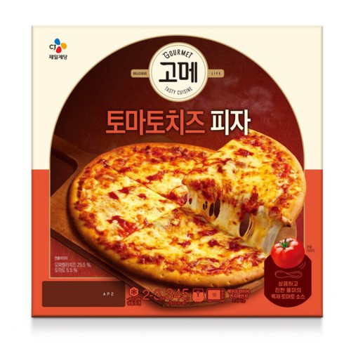 CJ 고메 토마토치즈 피자 (345G)