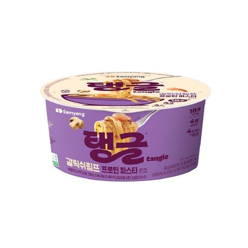 삼양식품 탱글 갈릭쉬림프 프로틴파스타 큰컵 (100G)