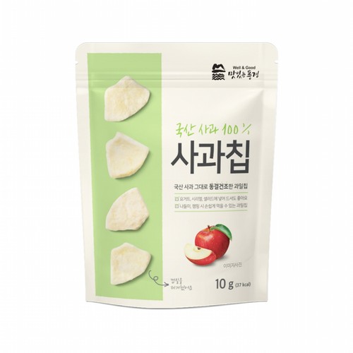 국산 사과 100% 사과칩 (10G)