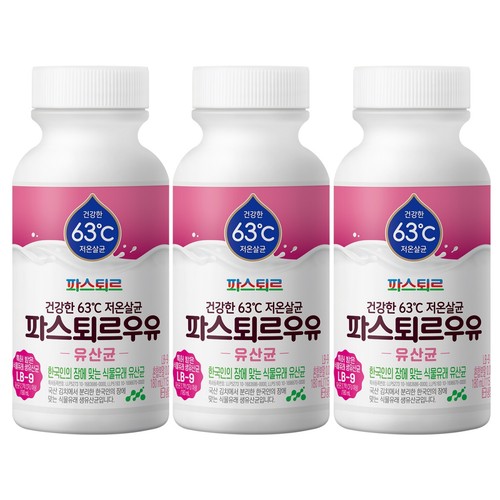 파스퇴르 파스퇴르우유 유산균 (180ML*3입)