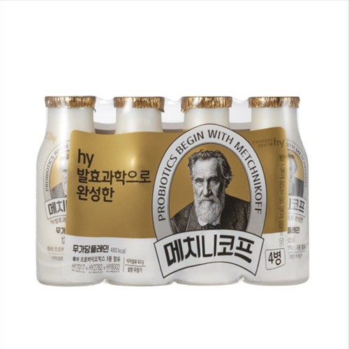 한국야쿠르트 hy 메치니코프 무가당플레인 (140ML * 4)
