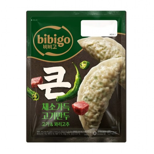 비비고 큰채소만두 고기꽈리고추 (400G)