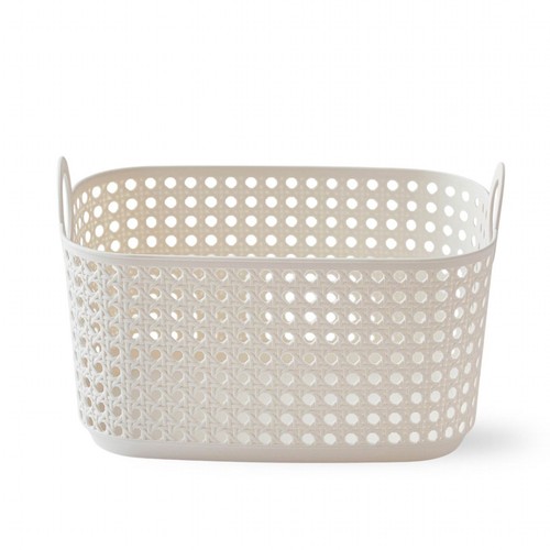 오늘좋은 라운드 바스켓 (7.5L, 크림) (30.5*21.5*19CM)
