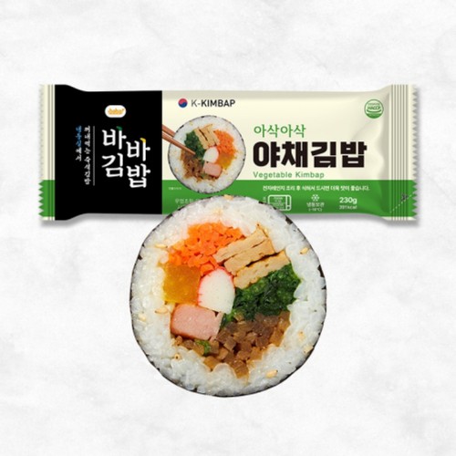 올곧 바바 야채 김밥 (230G)