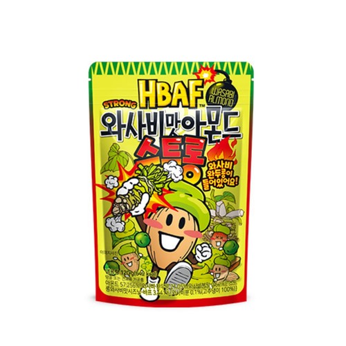 HBAF 와사비맛아몬드 스트롱 (120G)