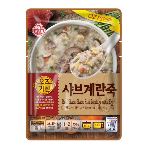 오뚜기 오즈키친 샤브계란죽 (450G)
