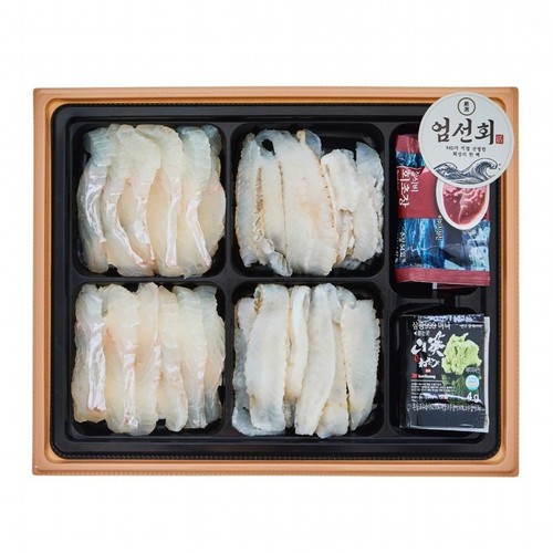 [엄선] 광어도다리 모둠회 (200G)