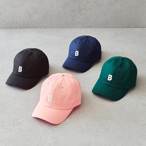 BLACK 오늘좋은 B로고 컬러볼캡