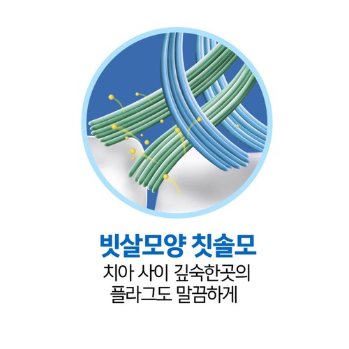 오랄비 크로스액션 플라그가드 칫솔 (40모) (3입)