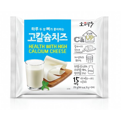 동원 소와나무 고칼슘치즈 슬라이스 (270G)