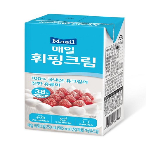 매일유업 매일 휘핑크림 (250ML)