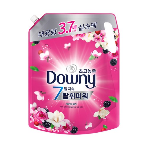 다우니 섬유유연제 목련과 베리 (리필) (2.6L)