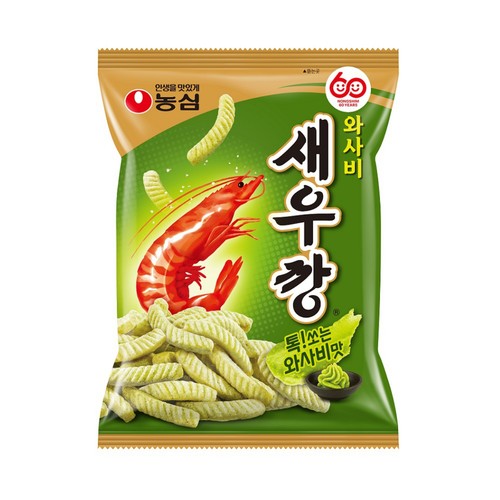 농심 와사비 새우깡 (70G)