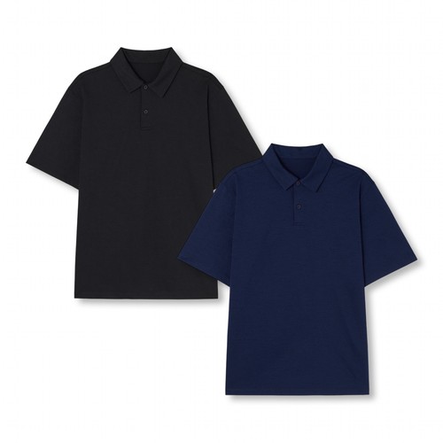 BLACK/XL 오늘좋은 남성 소로나 반팔 카라티셔츠