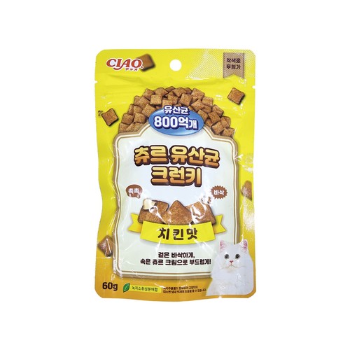 이나바 유산균 크런키 (치킨) (60G)