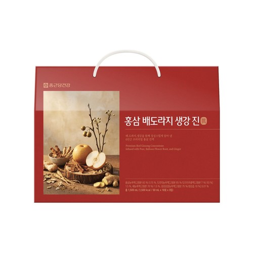 [추석 선물세트 사전예약] 종근당건강 홍삼배도라지생강 진 (50ML*30포)